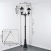 Etoe Candelabro, Iluminación de caminos Negro, 2 luces