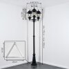 Etoe Candelabro, Iluminación de caminos Negro, 3 luces