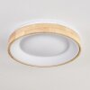 Lockeby Plafones LED Crudo, Blanca, 1 luz