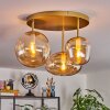 Zernez Plafones dorado, 3 luces