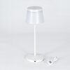 Algeraz Lámpara de mesa de exterior, Lámparas de mesa LED Blanca, 1 luz