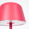 Asen Lámpara de mesa de exterior, Lámparas de mesa LED Rosa, 1 luz