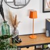 Belece Lámpara de mesa de exterior, Lámparas de mesa LED Naranja, 1 luz