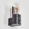 Morbak Aplique de exterior Negro, 1 luz