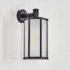 Monfanim Aplique de exterior Negro, 1 luz