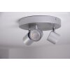 Philips STAR Foco para techo LED Aluminio, Acero inoxidable, 3 luces