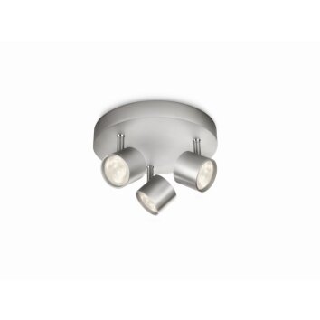 Philips STAR Foco para techo LED Aluminio, 3 luces