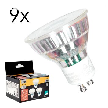 GU10 LED 4.5 Watt blanco cálido 345 Lumen