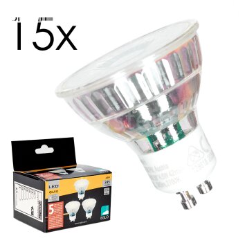 GU10 LED 4.5 Watt blanco cálido 345 Lumen