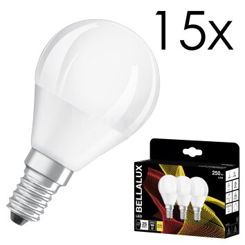 E14 LED 3.3 Watt blanco cálido 250 Lumen