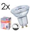 GU10 LED 3.4 Watt blanco cálido regulable 230 Lumen