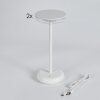 Baigorrita Lámpara de mesa de exterior, Lámparas de mesa LED Blanca, 1 luz