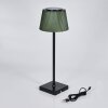 Longchamps Lámpara de mesa de exterior, Lámparas de mesa LED Marrón, Verde, 1 luz