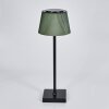 Longchamps Lámpara de mesa de exterior, Lámparas de mesa LED Marrón, Verde, 1 luz