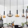 Alcofra Lámparas suspendidas Negro, 4 luces