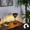 Wacissa Lámpara de mesa Negro, 1 luz, Cambia de color