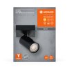 Lámparas Ledvance Spot Plafones LED Negro, 1 luz