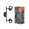 Lámparas Ledvance Spot Plafones LED Negro, 2 luces