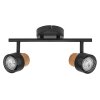 Lámparas Ledvance Spot Plafones LED Negro, 2 luces