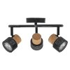 Lámparas Ledvance Spot Plafones LED Negro, 3 luces