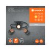 Lámparas Ledvance Spot Plafones LED Negro, 3 luces