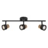 Lámparas Ledvance Spot Plafones LED Negro, 3 luces