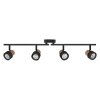 Lámparas Ledvance Spot Plafones LED Negro, 4 luces