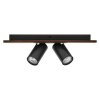 Lámparas Ledvance Spot Plafones LED Color madera, Negro, 2 luces