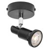 Lámparas Ledvance Spot Plafones LED Negro, 1 luz