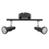 Lámparas Ledvance Spot Plafones LED Negro, 2 luces