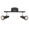 Lámparas Ledvance Spot Plafones LED Negro, 2 luces