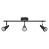 Lámparas Ledvance Spot Plafones LED Negro, 3 luces