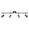 Lámparas Ledvance Spot Plafones LED Negro, 4 luces