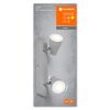 Lámparas Ledvance Spot Plafones LED Gris, 2 luces