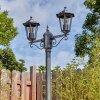 Loria Iluminación exterior, Candelabro, Iluminación de caminos Negro, Plata, 2 luces