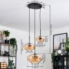 Mertola Lámparas suspendidas, Luminarias esféricas Negro, 5 luces