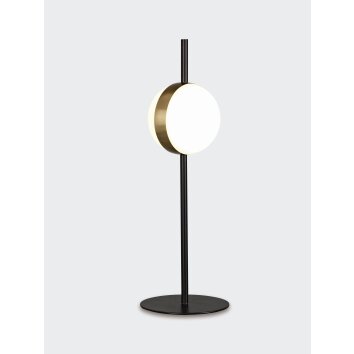 Mantra CUBA Lámpara de mesa LED dorado, Negro, 1 luz