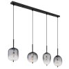 Lámparas Globo Lighting ATTILA Lámparas suspendidas Negro, 4 luces