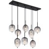 Lámparas Globo Lighting ATTILA Lámparas suspendidas Negro, 8 luces