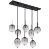 Lámparas Globo Lighting ATTILA Lámparas suspendidas Negro, 8 luces