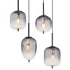 Lámparas Globo Lighting ATTILA Lámparas suspendidas Negro, 8 luces