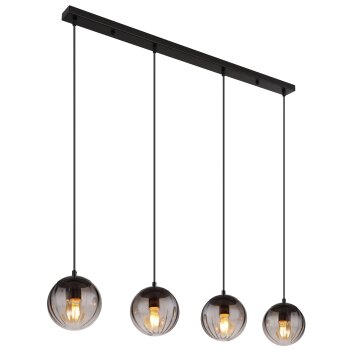 Lámparas Globo Lighting DALLERTA Lámparas suspendidas Negro, 4 luces