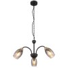 Lámparas Globo Lighting GERLY Lámparas suspendidas Negro, 3 luces