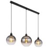 Lámparas Globo Lighting Newcastle Lámparas suspendidas Negro, 3 luces