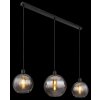 Lámparas Globo Lighting Newcastle Lámparas suspendidas Negro, 3 luces