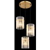 Lámparas Globo Lighting Gorley Lámparas suspendidas dorado, 3 luces