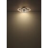 Lámparas Globo Lighting Alia lámpara ventilador de techo LED Negro, 1 luz, Mando a distancia