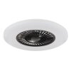 Lámparas Globo Lighting Alva lámpara ventilador de techo LED Blanca, 1 luz, Mando a distancia, Cambia de color