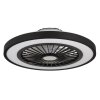 Lámparas Globo Lighting Blizzak lámpara ventilador de techo LED Negro, 1 luz, Mando a distancia