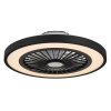 Lámparas Globo Lighting Blizzak lámpara ventilador de techo LED Negro, 1 luz, Mando a distancia